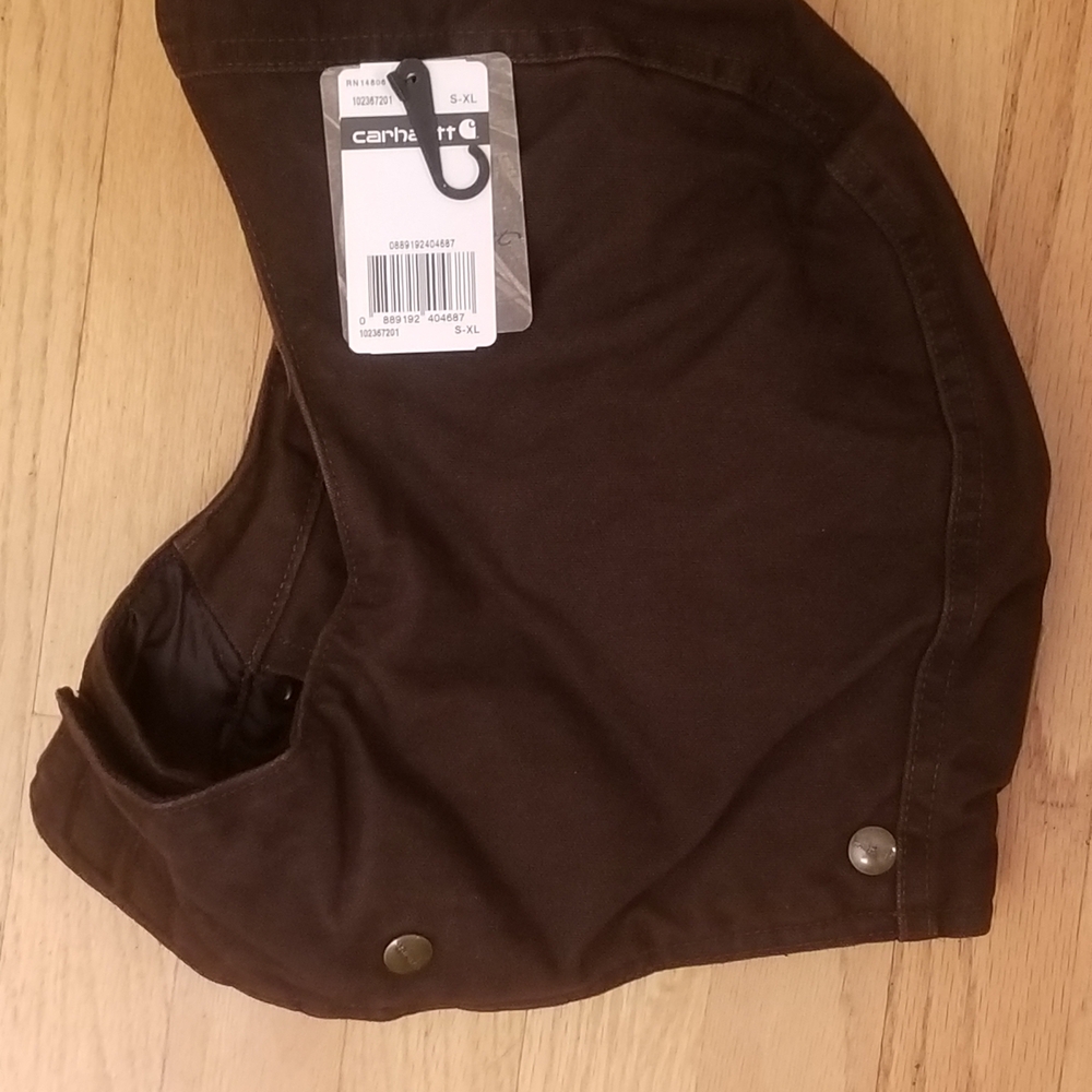 Men's Dark Brown Hooded Jacket - Picture 6 of 9